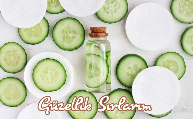 Koltuk altı kararması için salatalık
