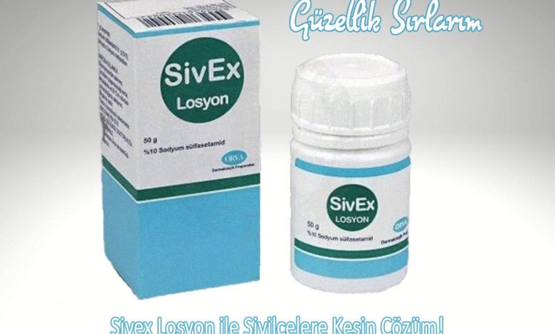 Sivex Losyon ile Sivilcelere Kesin Çözüm