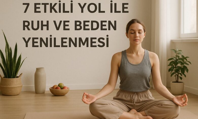 7 Etkili Yol ile Ruh ve Beden Yenilenmesi