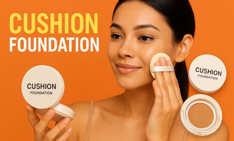 Cushion Fondöten ile Doğal ve Işıltılı Makyaj